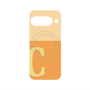 プレミアムパネル with Pixelsnap［ オリジナル - initial two tone - C orange ］