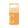 プレミアムパネル with Pixelsnap［ オリジナル - initial two tone - C orange ］