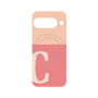 プレミアムパネル with Pixelsnap［ オリジナル - initial two tone - C pink ］
