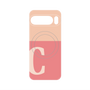 プレミアムパネル with Pixelsnap［ オリジナル - initial two tone - C pink ］
