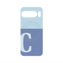 プレミアムパネル with Pixelsnap［ オリジナル - initial two tone - C blue ］