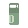 プレミアムパネル with Pixelsnap［ オリジナル - initial two tone - D green ］