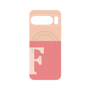 プレミアムパネル with Pixelsnap［ オリジナル - initial two tone - F pink ］