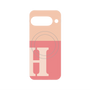 プレミアムパネル with Pixelsnap［ オリジナル - initial two tone - H pink ］