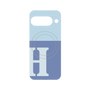 プレミアムパネル with Pixelsnap［ オリジナル - initial two tone - H blue ］