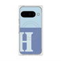 プレミアムパネル with Pixelsnap［ オリジナル - initial two tone - H blue ］