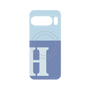 プレミアムパネル with Pixelsnap［ オリジナル - initial two tone - H blue ］