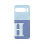 プレミアムパネル with Pixelsnap［ オリジナル - initial two tone - H blue ］