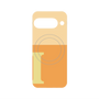 プレミアムパネル with Pixelsnap［ オリジナル - initial two tone - I orange ］