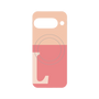 プレミアムパネル with Pixelsnap［ オリジナル - initial two tone - L pink ］