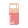 プレミアムパネル with Pixelsnap［ オリジナル - initial two tone - L pink ］