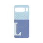 プレミアムパネル with Pixelsnap［ オリジナル - initial two tone - L blue ］
