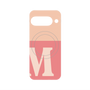 プレミアムパネル with Pixelsnap［ オリジナル - initial two tone - M pink ］