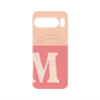 プレミアムパネル with Pixelsnap［ オリジナル - initial two tone - M pink ］