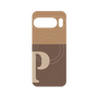 プレミアムパネル with Pixelsnap［ オリジナル - initial two tone - P brown ］