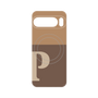 プレミアムパネル with Pixelsnap［ オリジナル - initial two tone - P brown ］