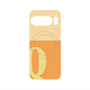 プレミアムパネル with Pixelsnap［ オリジナル - initial two tone - Q orange ］