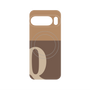 プレミアムパネル with Pixelsnap［ オリジナル - initial two tone - Q brown ］