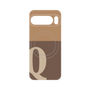 プレミアムパネル with Pixelsnap［ オリジナル - initial two tone - Q brown ］
