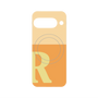 プレミアムパネル with Pixelsnap［ オリジナル - initial two tone - R orange ］