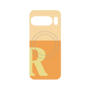 プレミアムパネル with Pixelsnap［ オリジナル - initial two tone - R orange ］