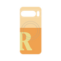 プレミアムパネル with Pixelsnap［ オリジナル - initial two tone - R orange ］