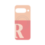 プレミアムパネル with Pixelsnap［ オリジナル - initial two tone - R pink ］