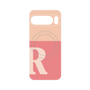 プレミアムパネル with Pixelsnap［ オリジナル - initial two tone - R pink ］