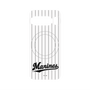 プレミアムパネル with Pixelsnap［ 千葉ロッテマリーンズ - ワードロゴ - マリーンズストライプ ］