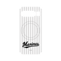 プレミアムパネル with Pixelsnap［ 千葉ロッテマリーンズ - ワードロゴ - マリーンズストライプ ］