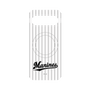 プレミアムパネル with Pixelsnap［ 千葉ロッテマリーンズ - ワードロゴ - マリーンズストライプ ］
