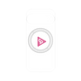 プレミアムパネル with Pixelsnap［ オリジナル - caseplayロゴ - ピンク/C ］