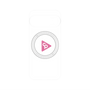 プレミアムパネル with Pixelsnap［ オリジナル - caseplayロゴ - ピンク/C ］