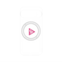 プレミアムパネル with Pixelsnap［ オリジナル - caseplayロゴ - ピンク/C ］