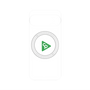 プレミアムパネル with Pixelsnap［ オリジナル - caseplayロゴ - グリーン/C ］
