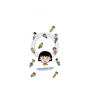 プレミアムパネル with Pixelsnap［ ちびまる子ちゃん - まる子とお友達 - クリア ］