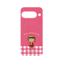 プレミアムパネル with Pixelsnap［ ちびまる子ちゃん - ピンクチェック ］