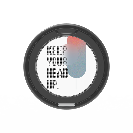 プレミアムリングスタンド［ オリジナル - ドットオーバーレイ - KEEP YOUR HEAD UP/A ］