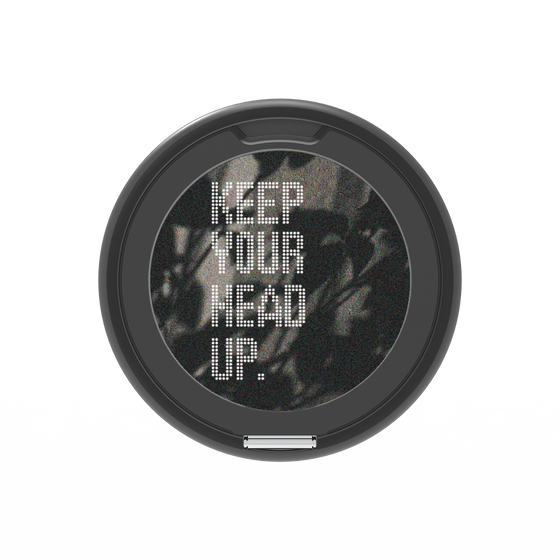 プレミアムリングスタンド［ オリジナル - ドットオーバーレイ - KEEP YOUR HEAD UP/B ］