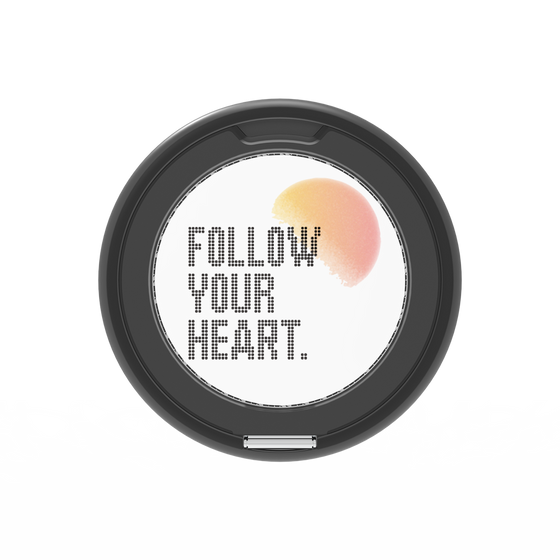 プレミアムリングスタンド［ オリジナル - ドットオーバーレイ - FOLLOW YOUR HEART/A ］