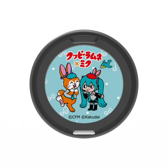 プレミアムリングスタンド［ 初音ミク×クッピーラムネ - 初音ミク×クッピー - デフォルメイラスト ］