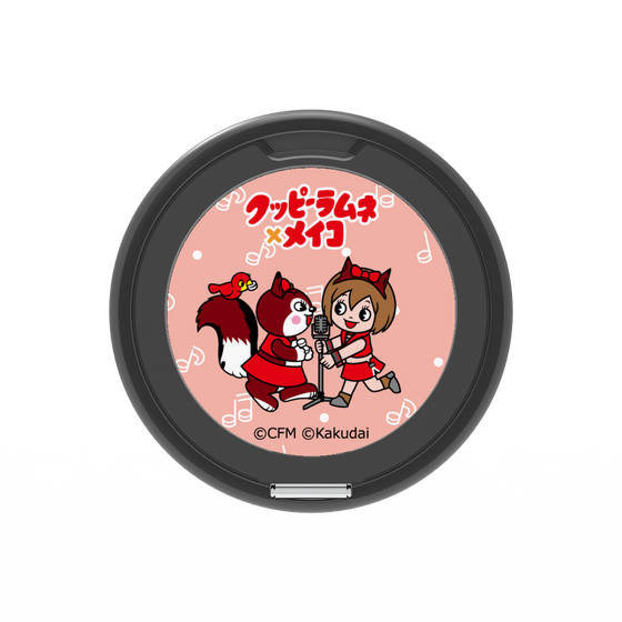 プレミアムリングスタンド［ 初音ミク×クッピーラムネ - MEIKO×ラム - デフォルメイラスト ］