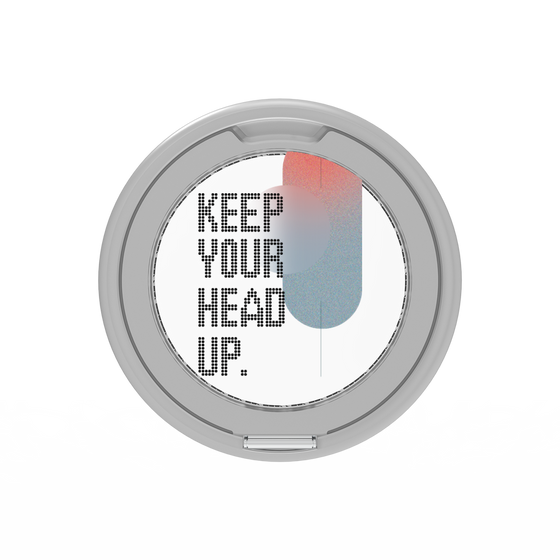 プレミアムリングスタンド［ オリジナル - ドットオーバーレイ - KEEP YOUR HEAD UP/A ］