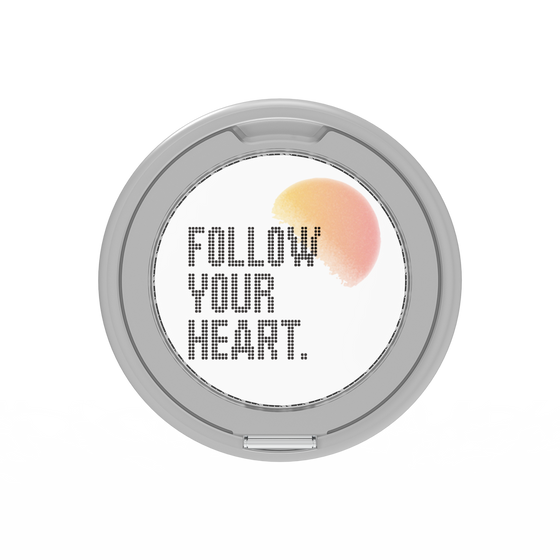 プレミアムリングスタンド［ オリジナル - ドットオーバーレイ - FOLLOW YOUR HEART/A ］