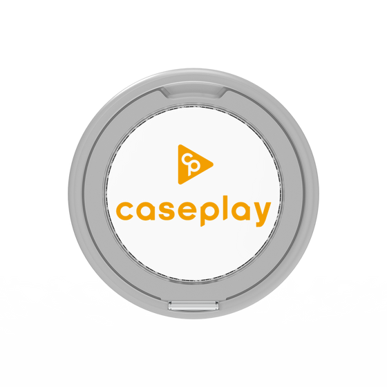 プレミアムリングスタンド［ オリジナル - caseplayロゴ - オレンジ/D ］