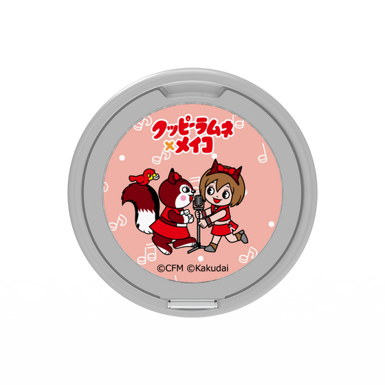プレミアムリングスタンド［ 初音ミク×クッピーラムネ - MEIKO×ラム - デフォルメイラスト ］