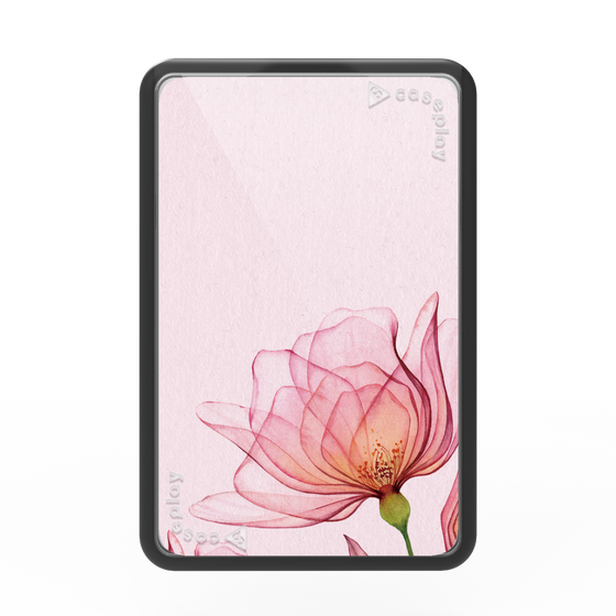 プレミアムカードウォレット［ Natural Flower - Pink ］