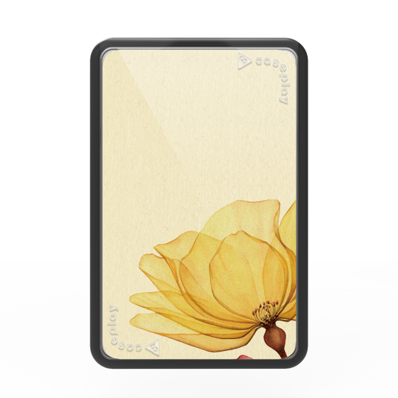 プレミアムカードウォレット［ Natural Flower - Yellow ］