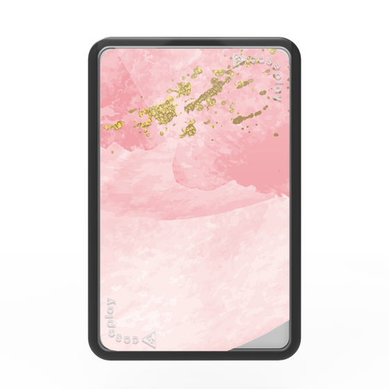プレミアムカードウォレット［ pink layered ］