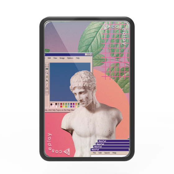 プレミアムカードウォレット［ vapor wave ］